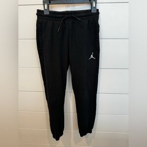 Jordan Black Sweatpants with Red Jumpman Tag